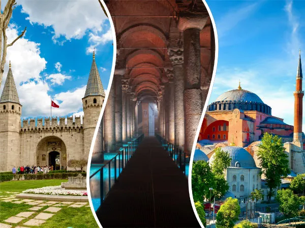 Topkapi Palace & Basilica Cistern & Hagia Sophia Combo Tickets