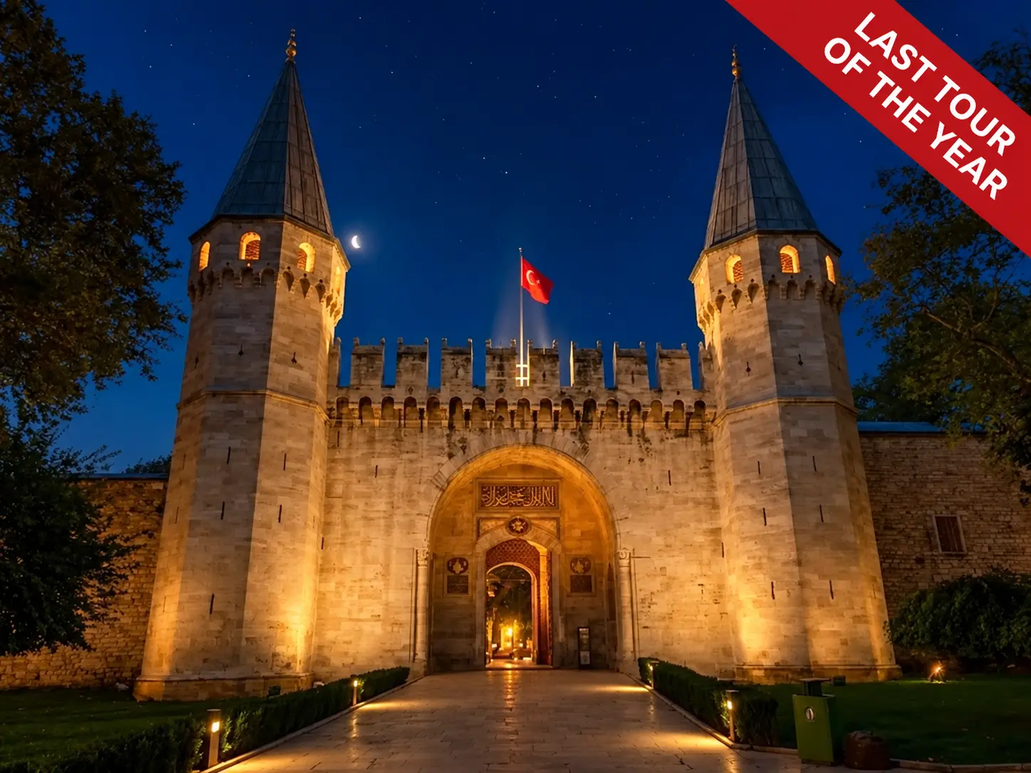 Guidet nattetur i Topkapi Palace